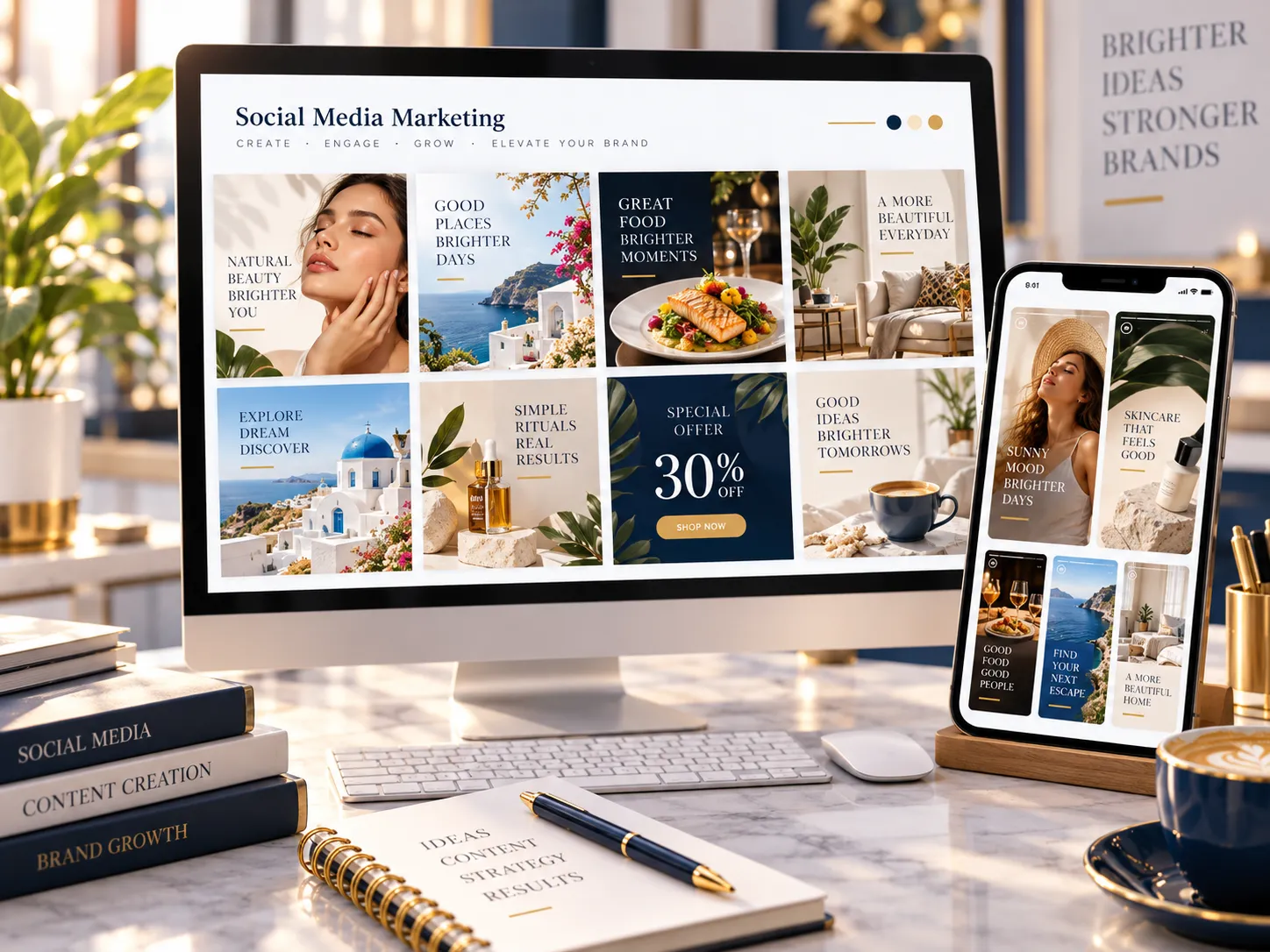 Illustrative short-form social media content example